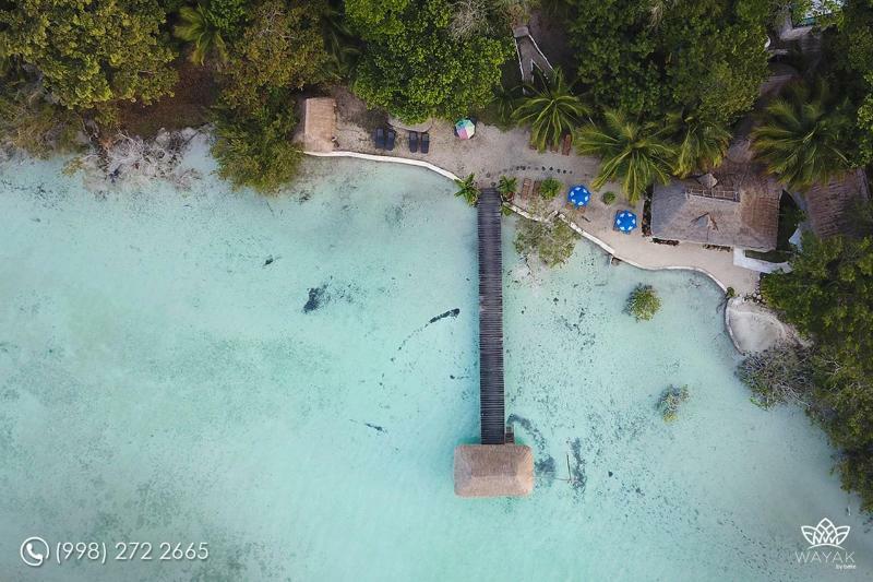 Hotel Pier Bacalar Exteriör bild